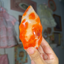 Load image into Gallery viewer, Carnelian Flame *chipped tip
