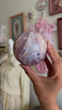 Load and play video in Gallery viewer, HQ Flower Agate Sphere
